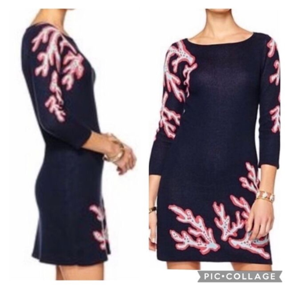 Lilly Pulitzer Polly Sweater Shift Dresss